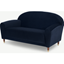 Picture of Carlton 2 Seater Sofa, Ink Blue Velvet