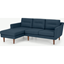 Picture of Walker Left Hand Facing Chaise Corner Sofa, Orleans Blue