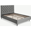 Picture of Skye Super King Size Bed, Light Grey Velvet