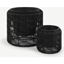 Picture of Nadda Set Of Two Round Polyrattan Plant Stands, Black