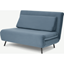 Picture of Kahlo Double Seat Sofa Bed, Arctic Blue Velvet