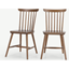 Picture of Set of 2 Deauville Dining Chairs, Dark stain Oak