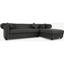 Picture of Branagh Right Hand Facing Chaise End  Corner Sofa, Anthracite Grey