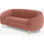 Picture of Trudy 2 Seater Sofa, Blush Pink Velvet