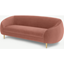 Picture of Trudy 3 Seater Sofa, Blush Pink Velvet