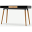Picture of Edelweiss Desk, Oak and Black