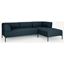Picture of Kiva Right Hand Facing Chaise End Corner Sofa, Aegean Blue