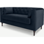 Picture of Flynn 2 Seater Sofa, Sapphire Blue Velvet