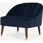 Picture of Margot Accent Armchair, Imperial Blue Velvet