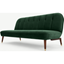 Picture of Margot Click Clack Sofa Bed, Pine Green Velvet