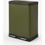 Picture of Colter 60L Soft Close Double Recycling Pedal Bin x2 30L, Forest Green