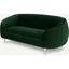 Picture of Trudy 2 Seater Sofa, Pine Green Velvet