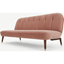 Picture of Margot Click Clack Sofa Bed, Blush Pink Velvet