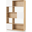 Picture of Hopkins Wide Bookcase, Oak Effect & White