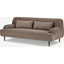 Picture of Giselle 2 Seater Sofa, Taupe Corduroy Velvet