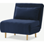 Picture of Bessie Single Sofa Bed, Royal Blue Velvet