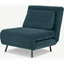 Picture of Kahlo Single Seat Sofa Bed, Teal Corduroy Velvet