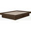 Picture of Meiko Double Platform Bed with Drawer Storage, Walnut Stain Pine