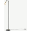 Picture of Octavia Floor Lamp, Black & Brass