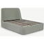 Picture of Hayllar King Size Bed with Ottoman Storage, Sage Green Velvet