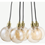 Picture of Heather Multi Globe Cluster Lamp, Multi Smoked Glass