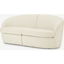 Picture of Reisa 2 Seater Sofa, Whitewash Boucle