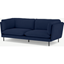 Picture of Wes 3 Seater Sofa, Midnight Blue Corduroy Velvet