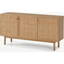 Picture of Pavia Sideboard, Natural Rattan & Oak Effect