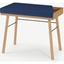 Picture of Brennan Lift-Top Desk, Oak and Blue