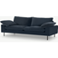 Picture of Fallyn 3 Seater Sofa, Navy Cotton Velvet