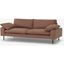 Picture of Fallyn 3 Seater Sofa, Nubuck Brown Leather