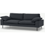 Picture of Fallyn 3 Seater Sofa, Nubuck Carbon Leather