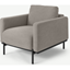 Picture of Jarrod Armchair, Washed Grey Cotton