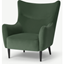 Picture of Bridget Accent Armchair, Elm Green Velvet