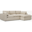 Picture of Samona Right Hand Facing Chaise End Sofa, Natural Cotton & Linen Mix