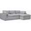 Picture of Samona Right Hand Facing Chaise End Sofa Sofa, Mineral Cotton & Linen Mix
