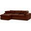 Picture of Samona Left Hand Facing Chaise End Sofa, Amber Velvet