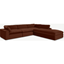 Picture of Samona Right Hand Facing Full Corner Sofa, Amber Velvet