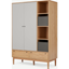 Picture of Campton Triple Wardrobe, Oak & Grey