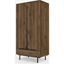 Picture of Damien Wardrobe, Walnut & Black