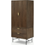 Picture of Haines Wardrobe, Mango Wood & Brass
