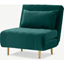 Picture of Bessie Single Sofa Bed, Seafoam Blue Velvet