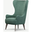 Picture of Bodil Accent Armchair, Duck Egg Blue with Light Wood Leg