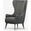 Picture of Bodil Accent Armchair, Smart Grey with Light Wood Leg