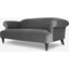 Picture of Claudia 3 Seater Sofa, Pewter Grey Velvet