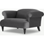 Picture of Claudia Loveseat, Pewter Grey Velvet