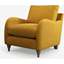 Picture of Custom MADE Sofia Armchair, Plush Tumeric Velvet with Light Wood Leg