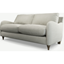 Picture of Custom MADE Sofia 2 Seater Sofa, Plush Silver Velvet with Light Wood Legs