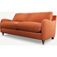 Picture of Custom MADE Sofia 2 Seater Sofa, Plush Coral Velvet with Light Wood Legs