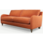 Picture of Custom MADE Sofia 3 Seater Sofa, Plush Coral Velvet with Light Wood Leg